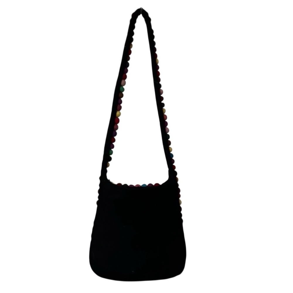 Thick Felt Fabric Multi Color Patchwork Balls Cro… - image 2